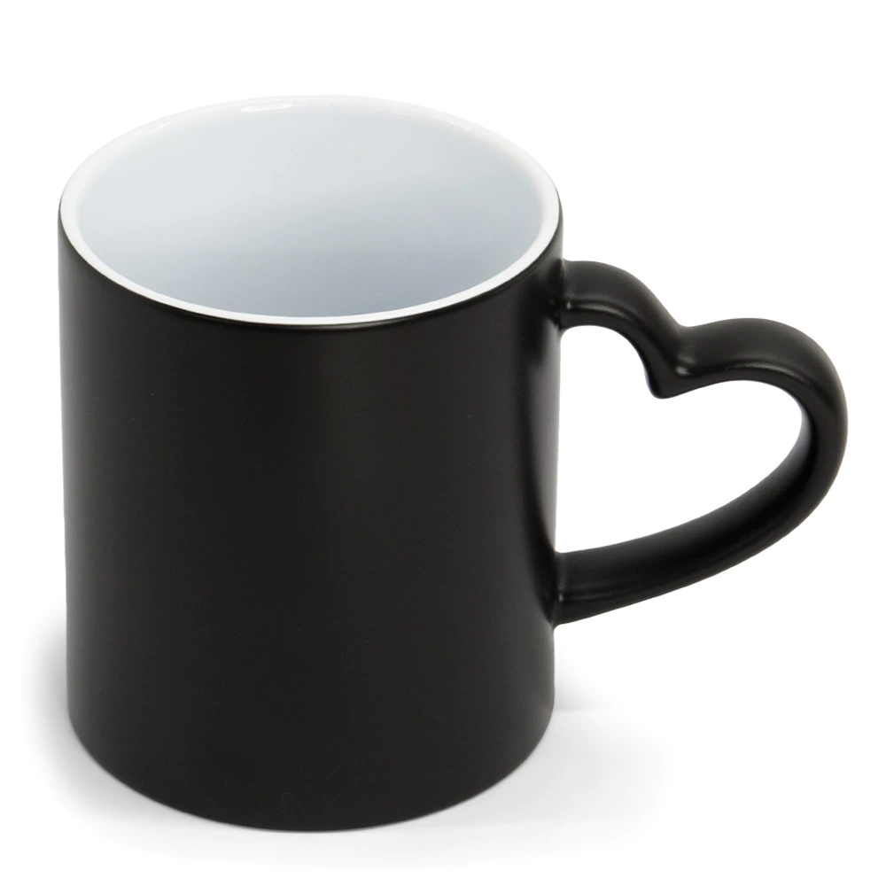Caneca mágica alça de coração